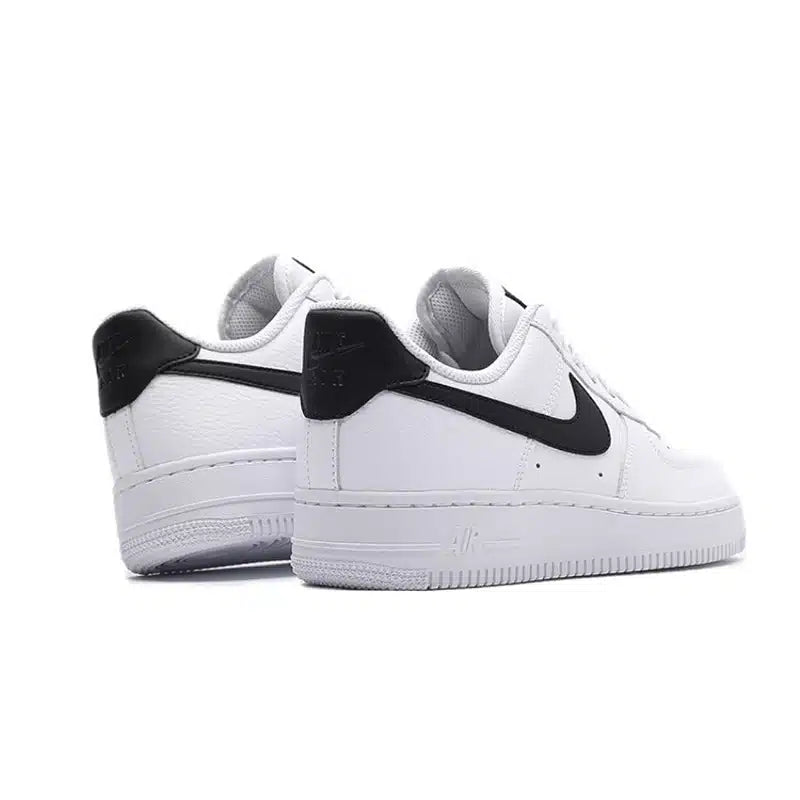 Nike Air Force 1 Low '07 White Black Pebbled Leather
