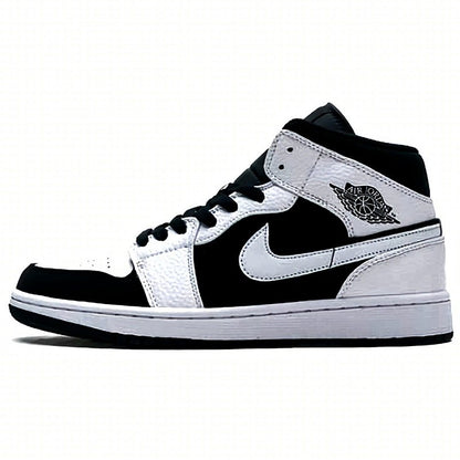 Air Jordan 1 Mid White Black