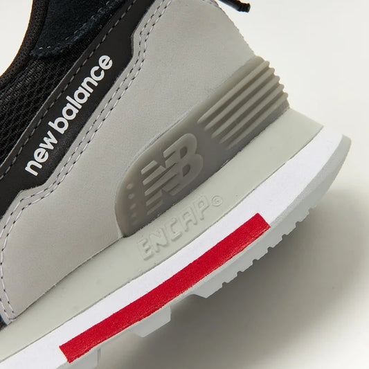 New Balance 574 Black/Team Red