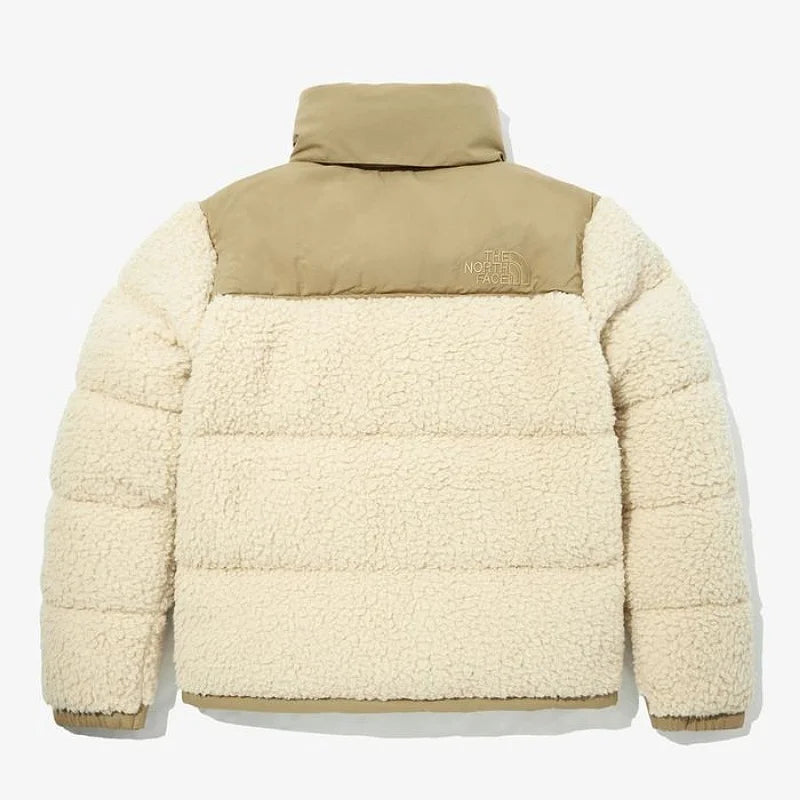 The North Face Sherpa Nuptse Jacket "Bleached Sand And Kelp Tan"