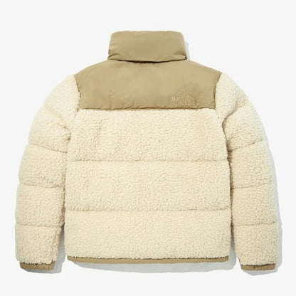 The North Face Sherpa Nuptse Jacket "Bleached Sand And Kelp Tan"