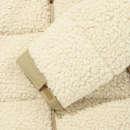 The North Face Sherpa Nuptse Jacket "Bleached Sand And Kelp Tan"