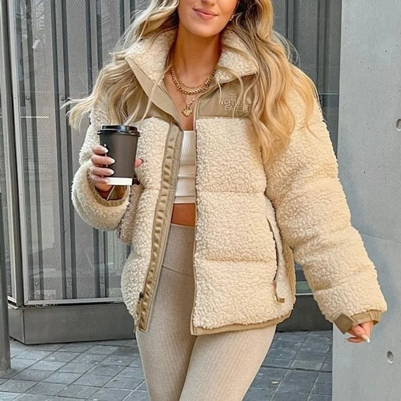 The North Face Sherpa Nuptse Jacket "Bleached Sand And Kelp Tan"