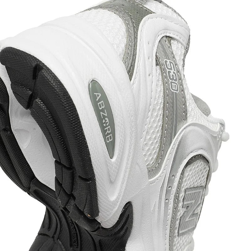 New Balance 530 White Silver Metallic