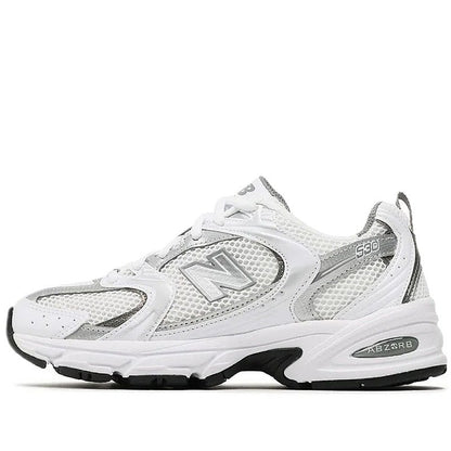 New Balance 530 White Silver Metallic