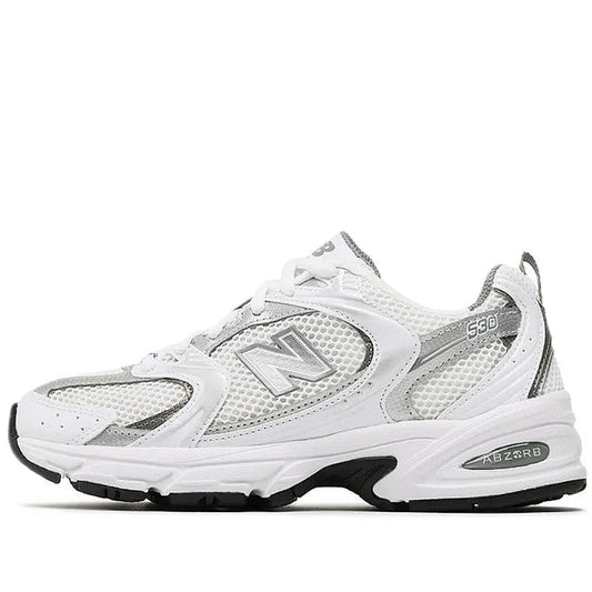 New Balance 530 White Silver Metallic