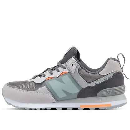 New Balance 574 Shoes Grey/Blue/Orange