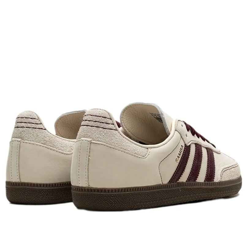 Adidas Samba OG Wonder White Maroon
