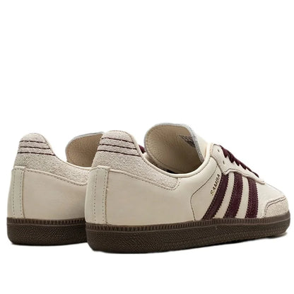 Adidas Samba OG Wonder White Maroon
