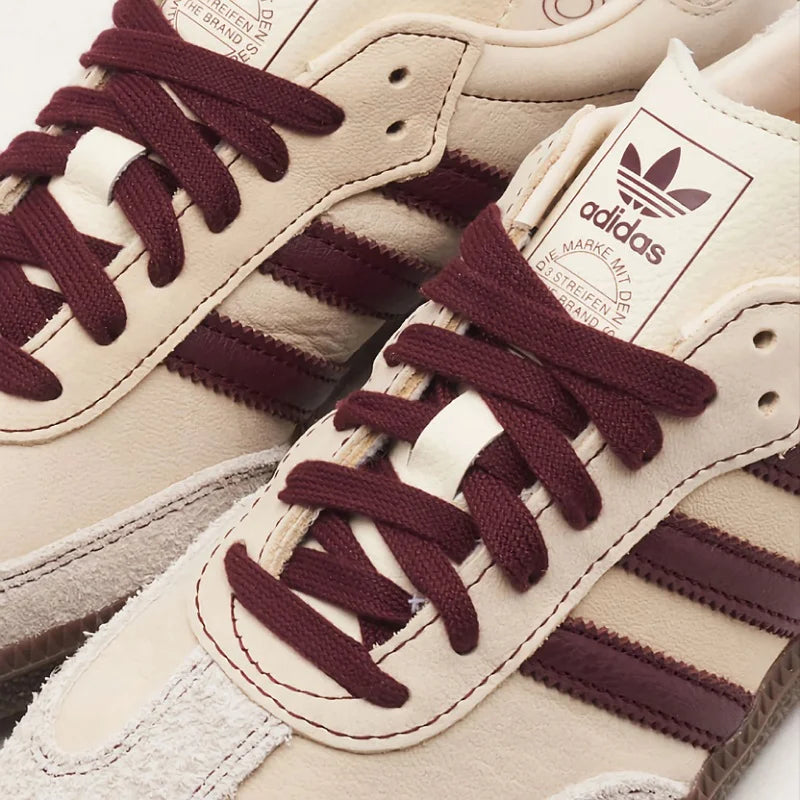 Adidas Samba OG Wonder White Maroon