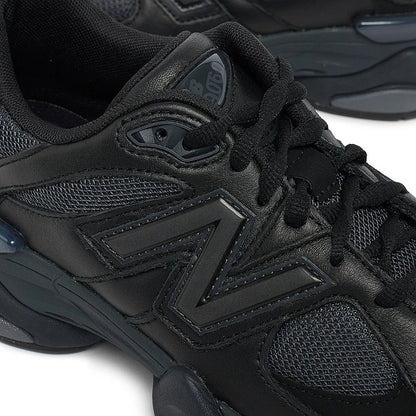 New Balance 9060 Triple Black Leather