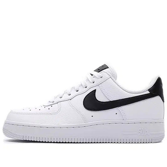 Nike Air Force 1 Low '07 White Black Pebbled Leather