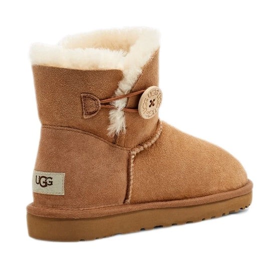 UGG Boots Mini Bailey II Button Chestnut