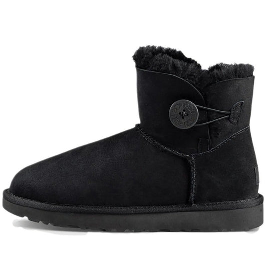 UGG Boots Mini Bailey Button II Black