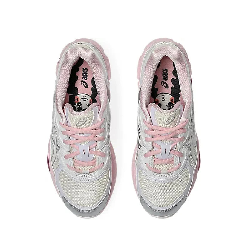 asics gel nyc kicki yang zhang pink cream pure silver