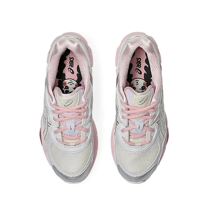 asics gel nyc kicki yang zhang pink cream pure silver