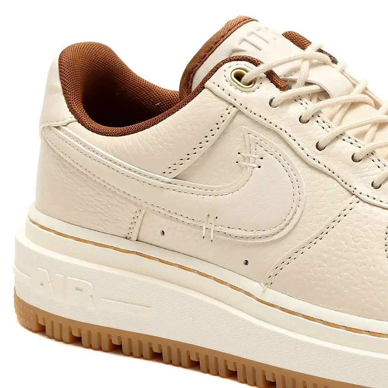 Nike Air Force 1 Low Luxe Pearl White/Pale Ivory - Pecan - Gum Yellow