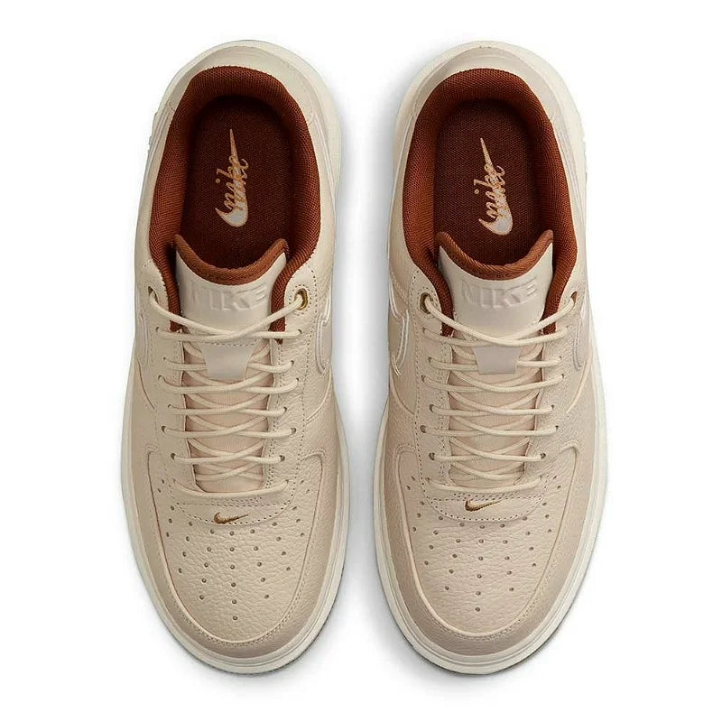 Nike Air Force 1 Low Luxe Pearl White/Pale Ivory - Pecan - Gum Yellow
