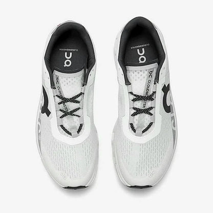 On Cloudmonster  Running white