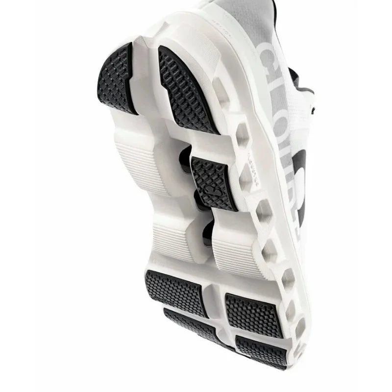 On Cloudmonster  Running white