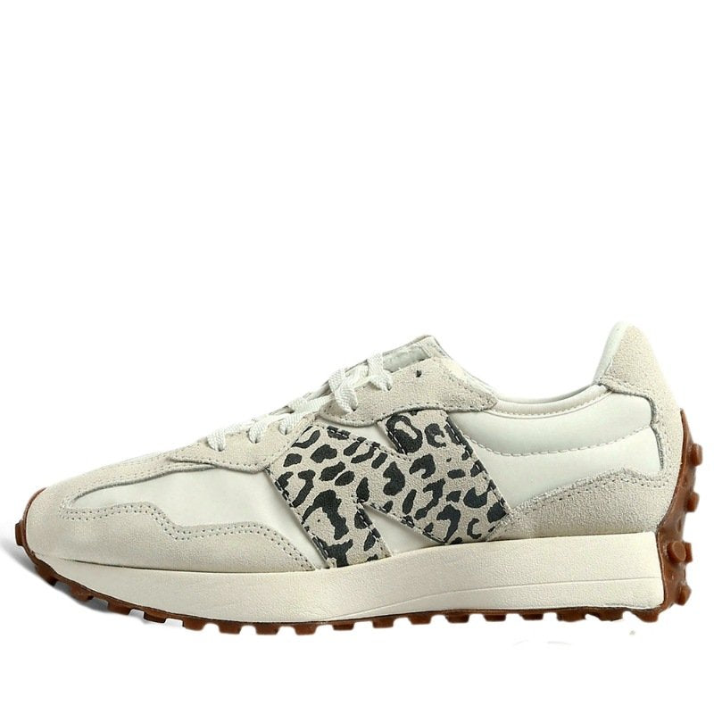 New Balance 327 White Leopar