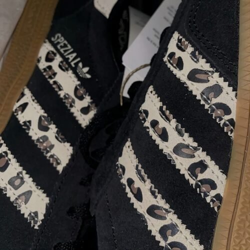 adidas Handball Spezial Black Wonder Leopard – Image 2