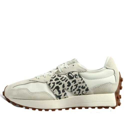 New Balance 327 White Leopar