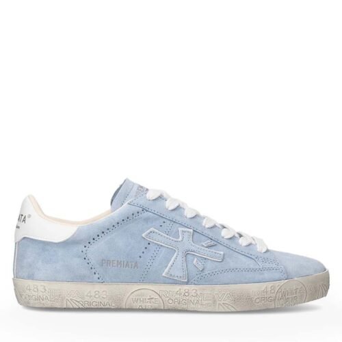 Premiata Stevend Daim bleu ciel